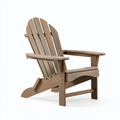 Fauteuil de jardin 80 x 90 x 95 cm en bois marron style Adirondack